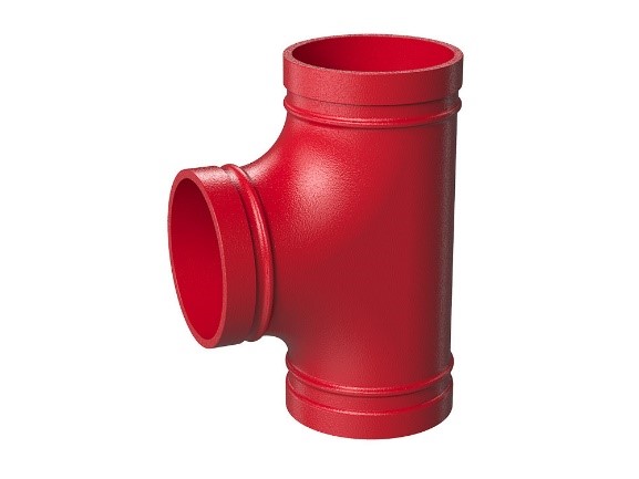 Reducing Tee, TT Grooved UL/FM